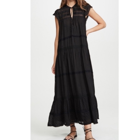 Midnight Crochet Maxi Dress | Free People - Picture 7 of 7